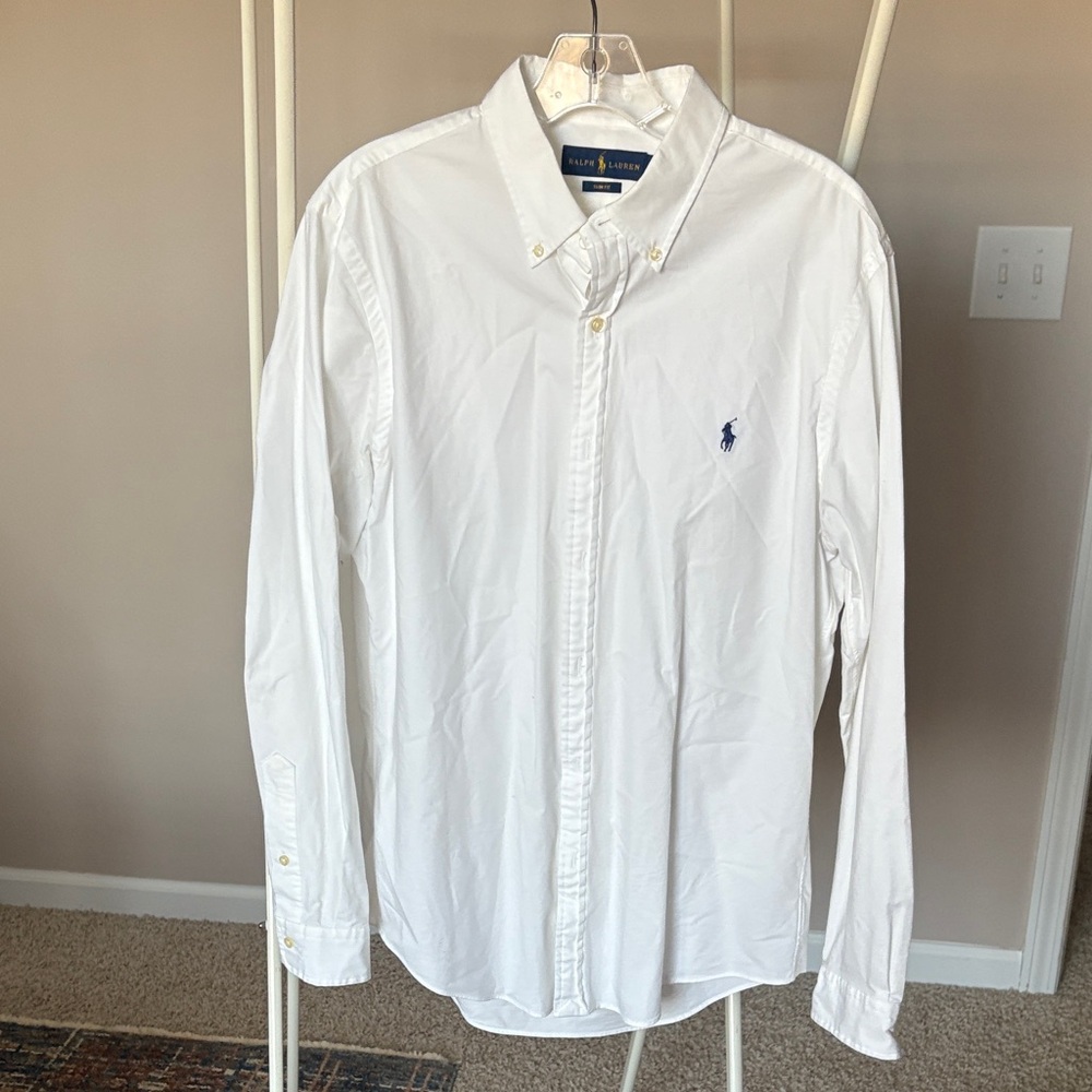 Polo by Ralph Lauren Men's Classic White Dress Shirt
